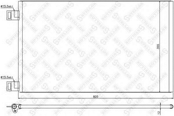 1045201SX Stellox AC Condenser