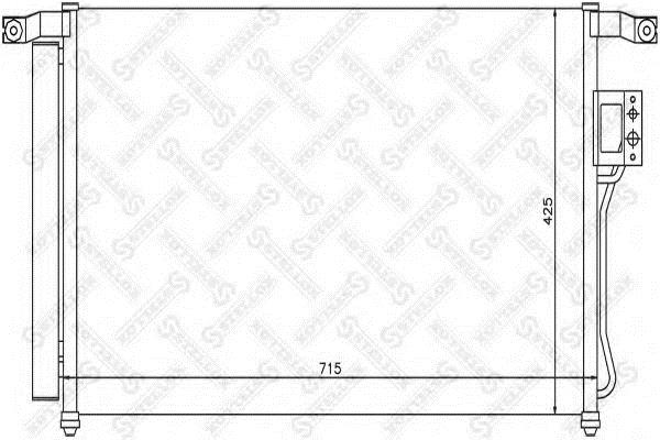 1045203SX Stellox AC Condenser
