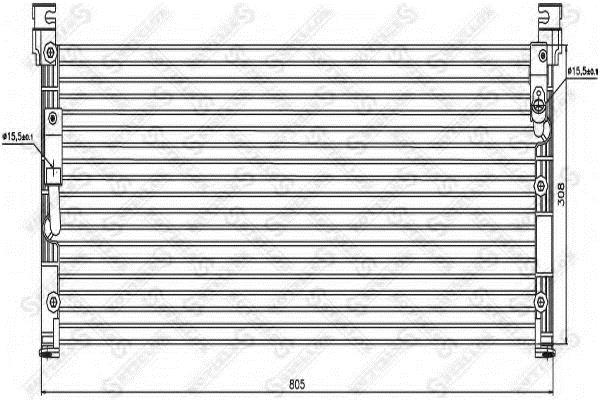 1045350SX Stellox AC Condenser