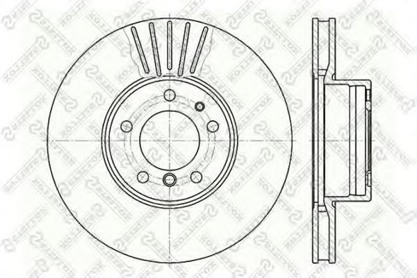 Stellox 6020-1532V-SX Front brake disc ventilated 60201532VSX