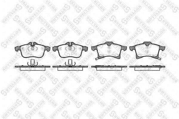 1047002SX Stellox Brake pad set