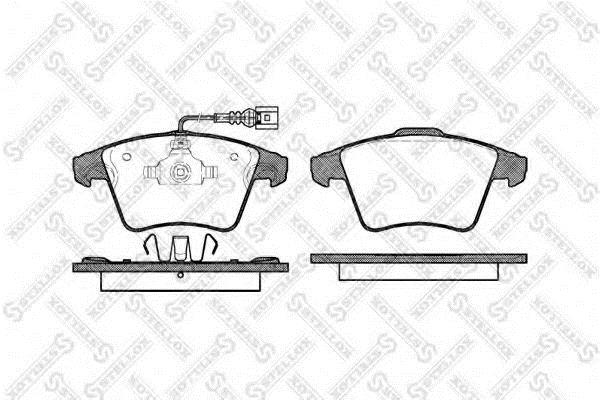 1056011SX Stellox Brake pad set