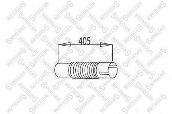 Stellox 82-01623-SX Corrugated pipe 8201623SX