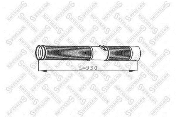 Stellox 82-01654-SX Corrugated pipe 8201654SX