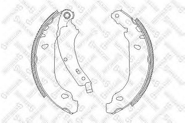 Brake shoe set Renault Thalia: 085100SX Stellox Brake shoe set