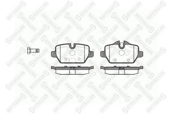 1143000SX Stellox Brake pad set