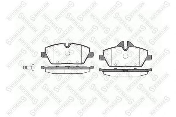 1142000SX Stellox Brake pad set