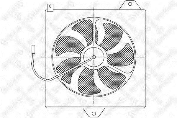 Stellox 29-99221-SX Hub, engine cooling fan wheel 2999221SX
