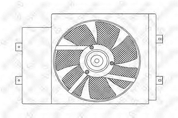 Stellox 29-99226-SX Hub, engine cooling fan wheel 2999226SX