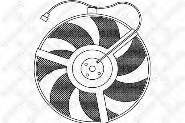 Stellox 29-99234-SX Hub, engine cooling fan wheel 2999234SX