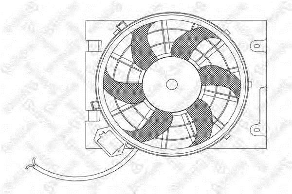 2999265SX Stellox Hub, engine cooling fan wheel