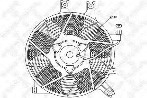 Stellox 29-99413-SX Hub, engine cooling fan wheel 2999413SX