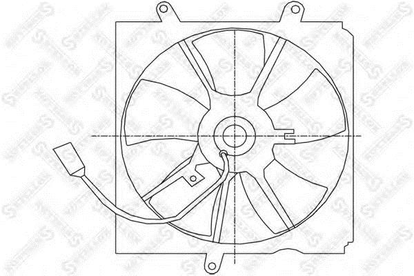 Stellox 29-99415-SX Hub, engine cooling fan wheel 2999415SX