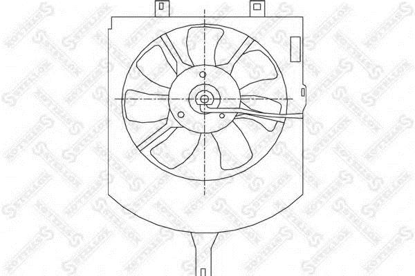 Stellox 29-99458-SX Hub, engine cooling fan wheel 2999458SX