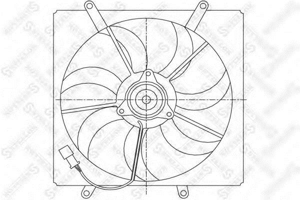 Stellox 29-99315-SX Hub, engine cooling fan wheel 2999315SX