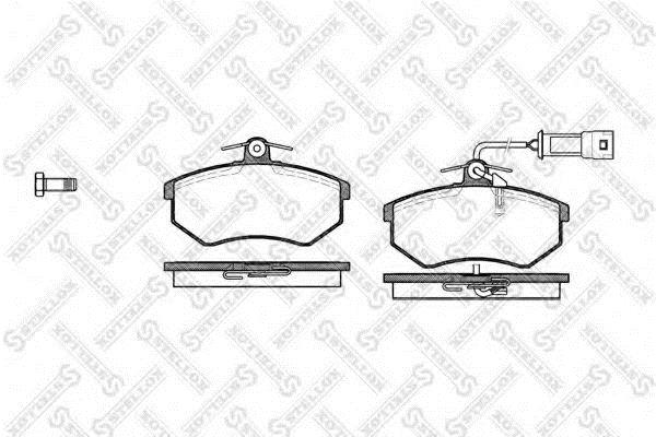 Disc brake pad set Audi 80: 145012SX Stellox Brake pad set