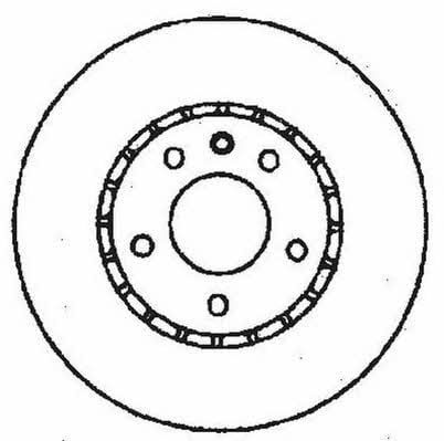 Stop 561406S Front brake disc ventilated 561406S