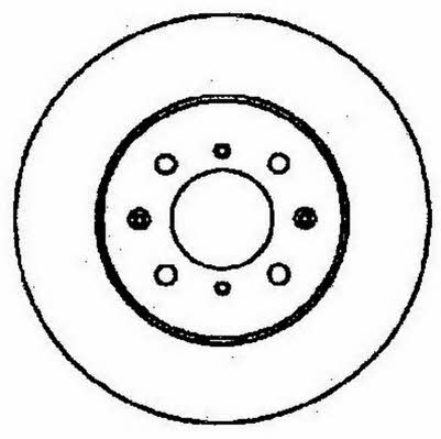 Stop 561495S Unventilated front brake disc 561495S
