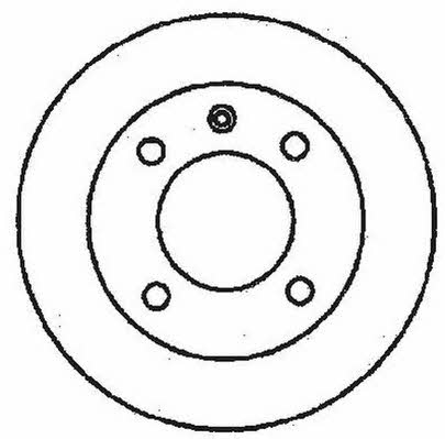 Stop 561496S Unventilated front brake disc 561496S