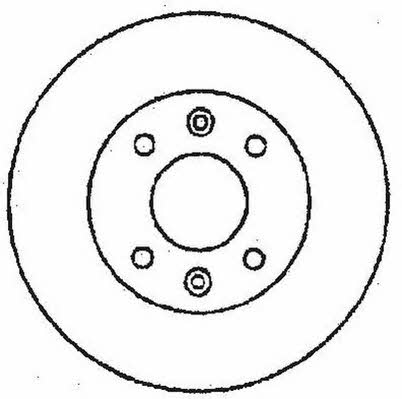 Stop 561510S Front brake disc ventilated 561510S