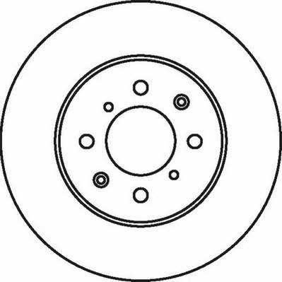 Stop 562082S Unventilated front brake disc 562082S
