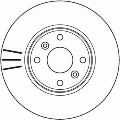 Stop 562103S Front brake disc ventilated 562103S