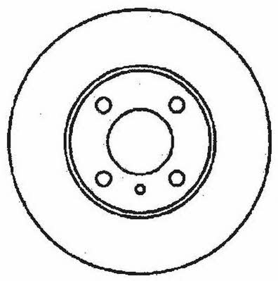 Stop 561266S Unventilated front brake disc 561266S