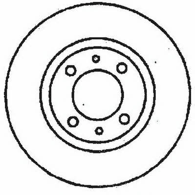 Stop 561326S Unventilated front brake disc 561326S
