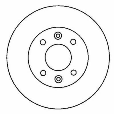 Stop 561334S Front brake disc ventilated 561334S