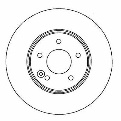 Stop 562034S Front brake disc ventilated 562034S