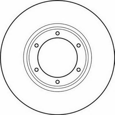 Stop 561043S Unventilated front brake disc 561043S
