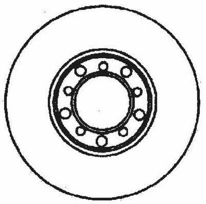 Stop 561102S Unventilated front brake disc 561102S