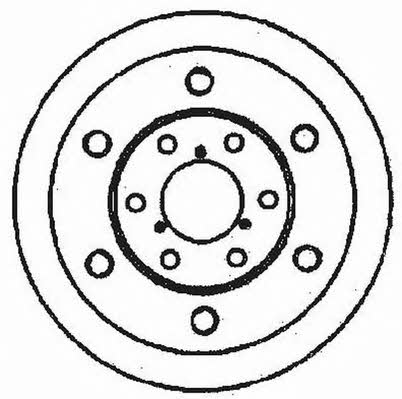 Stop 561127S Unventilated front brake disc 561127S