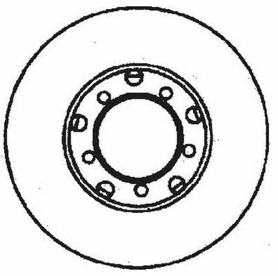 Stop 561135S Unventilated front brake disc 561135S