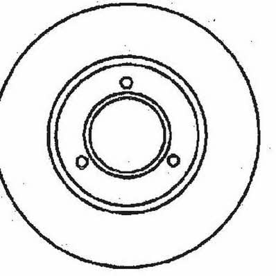 Stop 561221S Unventilated front brake disc 561221S