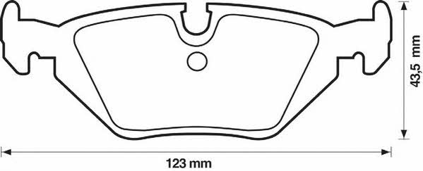 Stop 571527S Brake Pad Set, disc brake 571527S