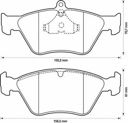 Stop 571530S Brake Pad Set, disc brake 571530S