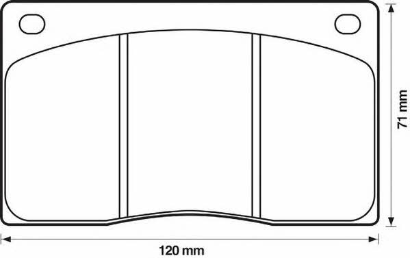 Stop 571533S Brake Pad Set, disc brake 571533S