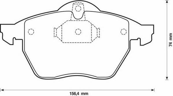 Stop 571920S Brake Pad Set, disc brake 571920S