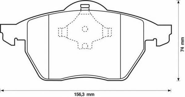 Stop 571935S Brake Pad Set, disc brake 571935S