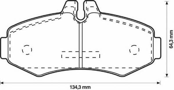 Stop 571946S Brake Pad Set, disc brake 571946S