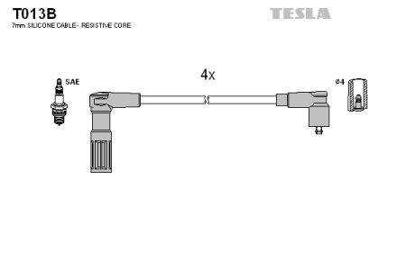 Tesla T013B Ignition cable kit T013B