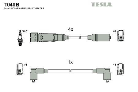 Tesla T040B Ignition cable kit T040B