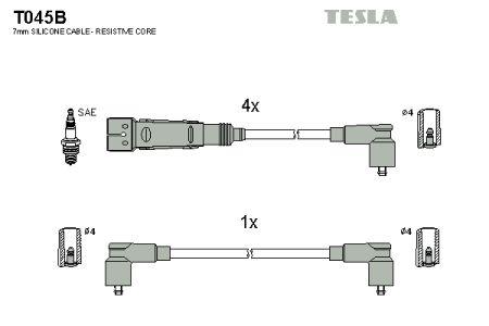 Tesla T045B Ignition cable kit T045B