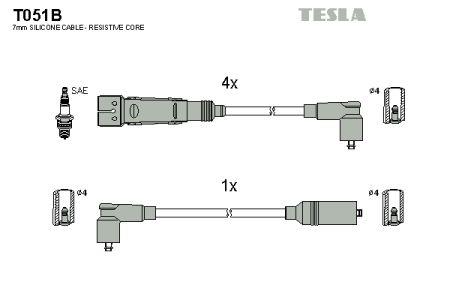 Tesla T051B Ignition cable kit T051B