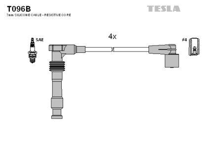 Tesla T096B Ignition cable kit T096B