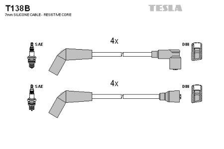 Tesla T138B Ignition cable kit T138B