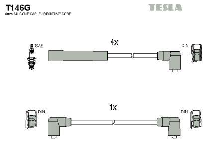 Tesla T146G Ignition cable kit T146G