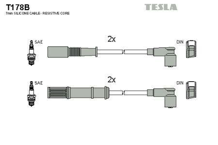 Tesla T178B Ignition cable kit T178B