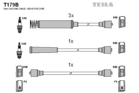 Tesla T179B Ignition cable kit T179B